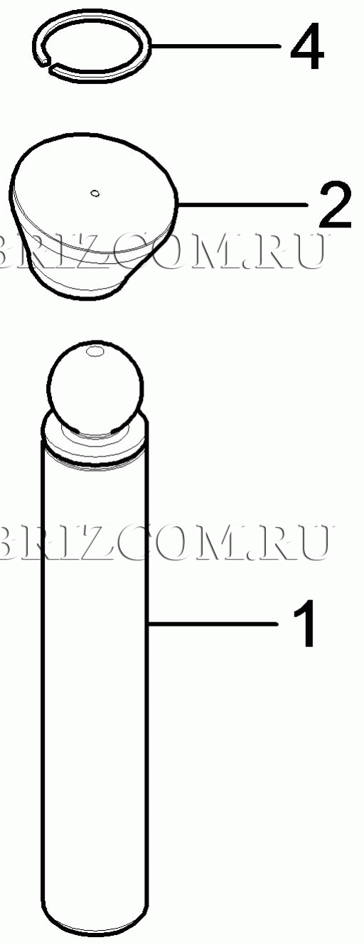 Поршень комплектный (4.553-279.0)