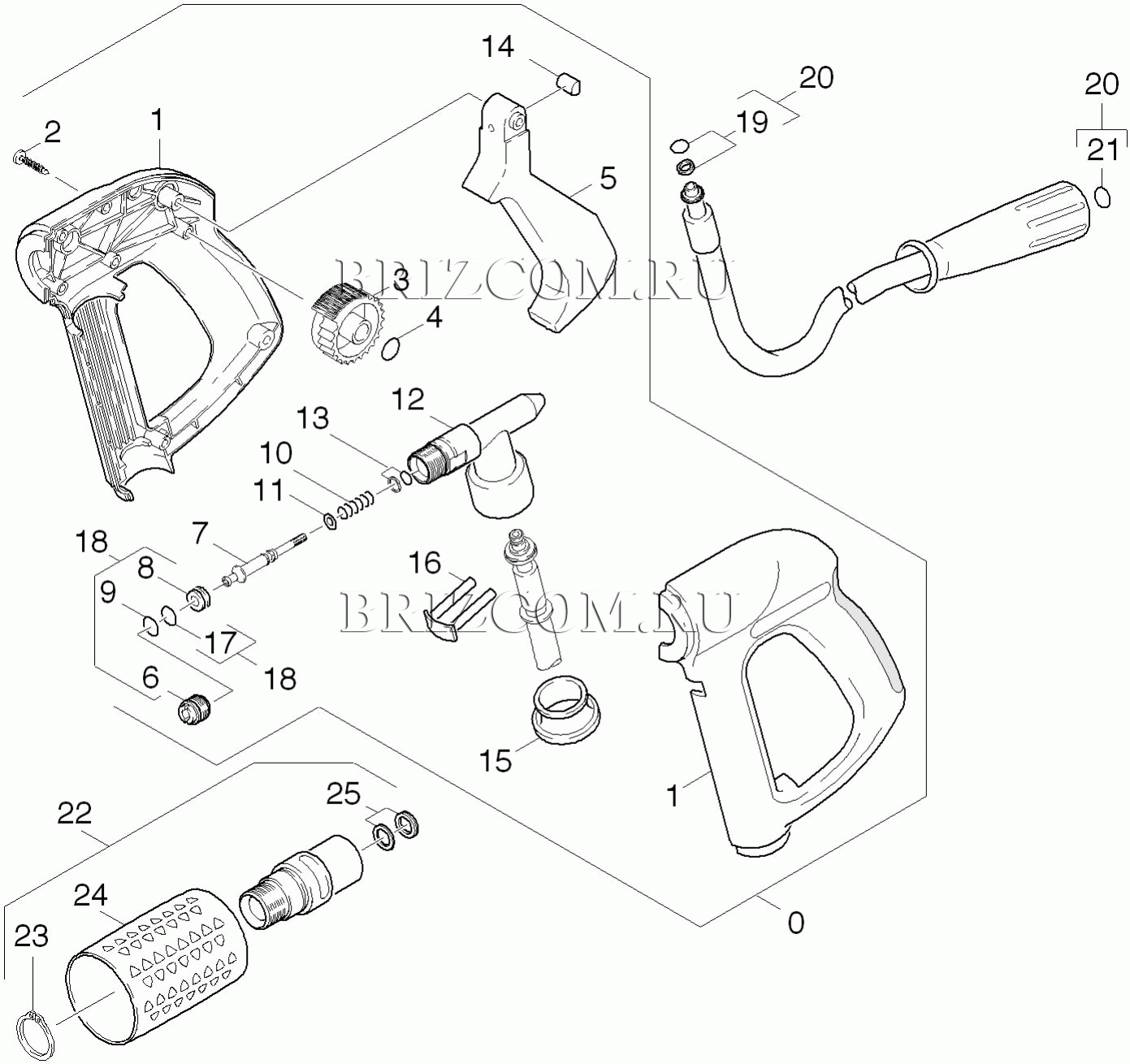 Pучной пистолет-распылитель (0.198-640.0)