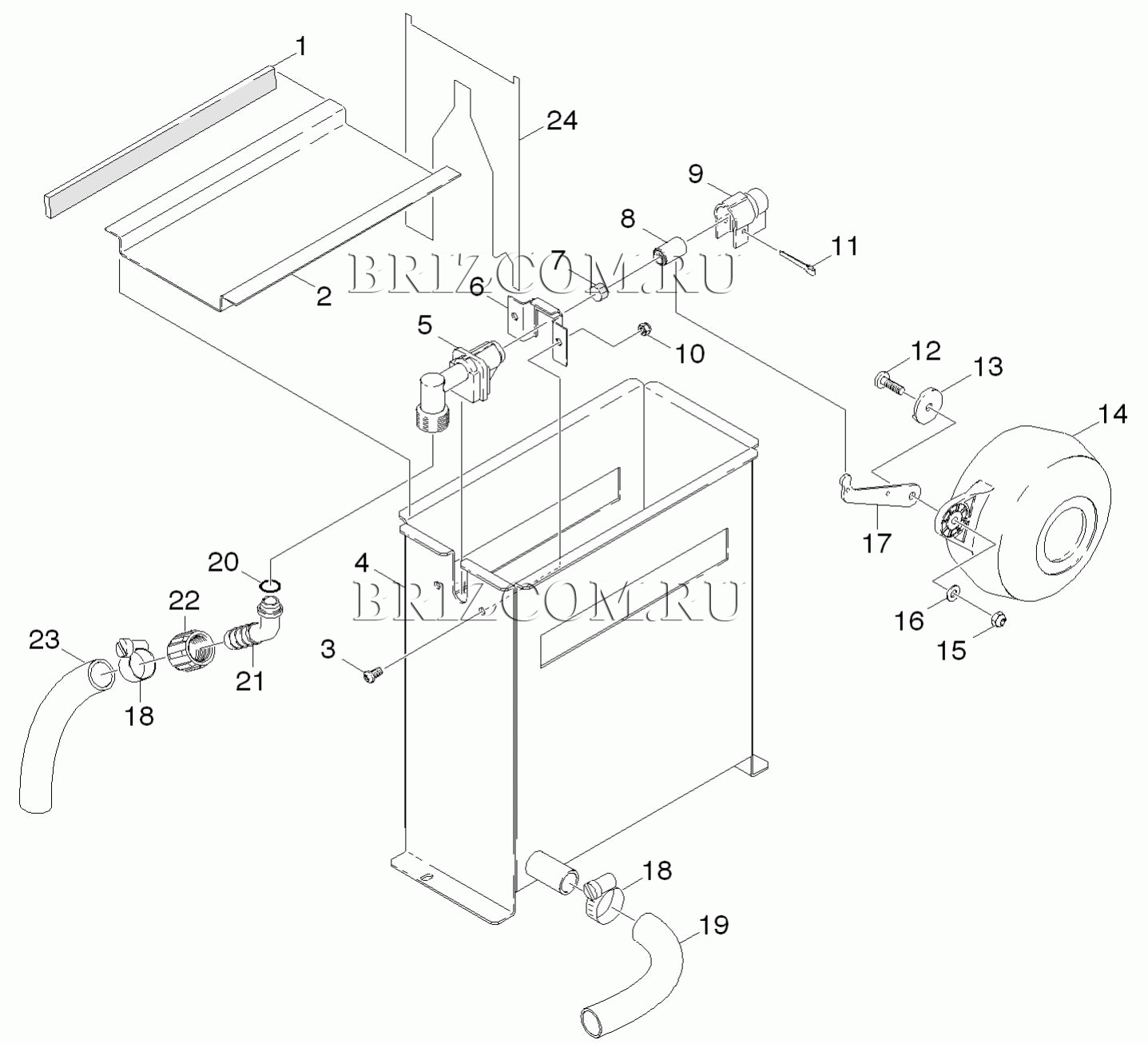 Поплавковый резервуар (0.198-605.0)