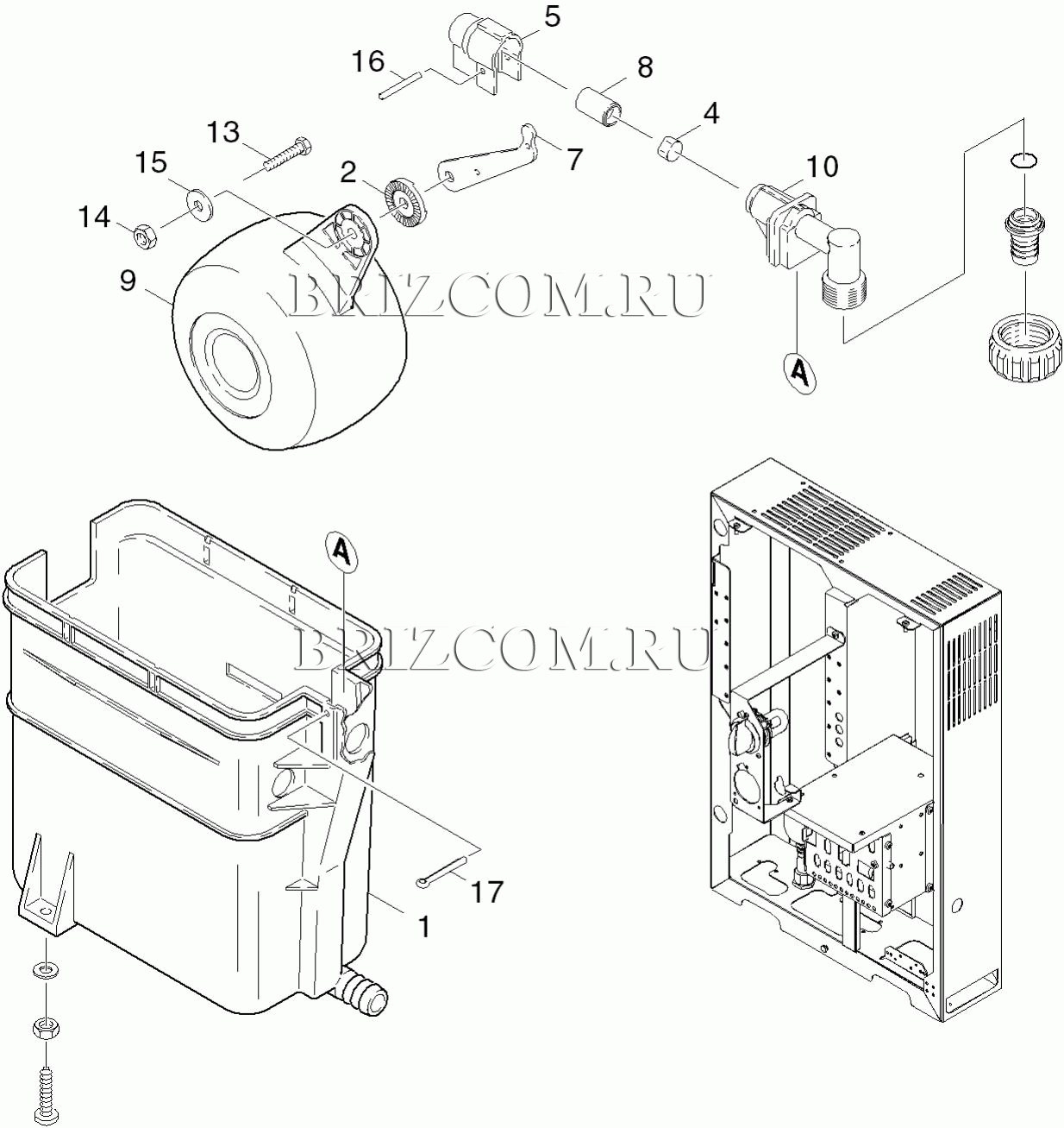 Поплавковый резервуар (4.593-026.0)