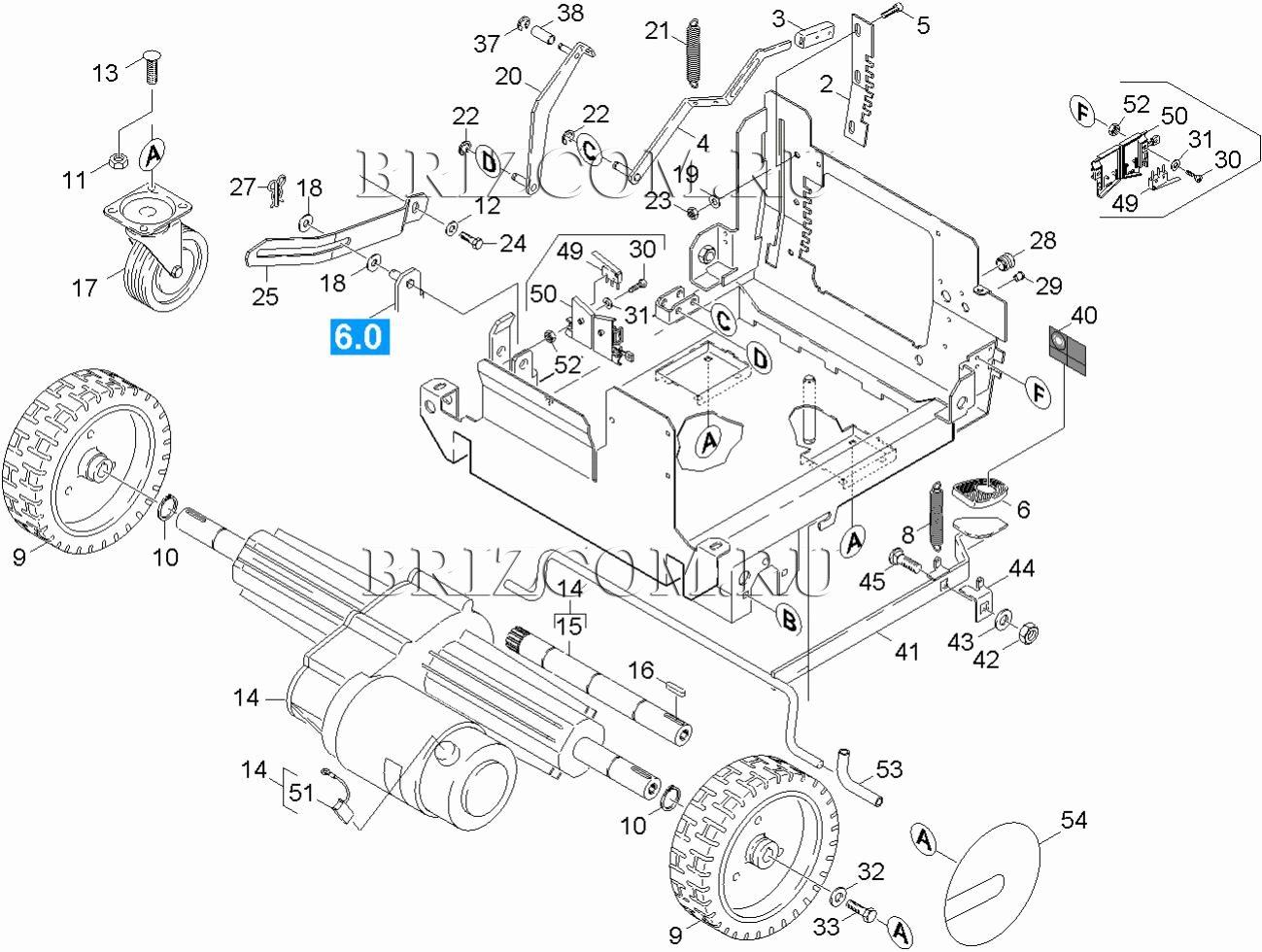 Устройство передвижения AMER (0.108-828.0)