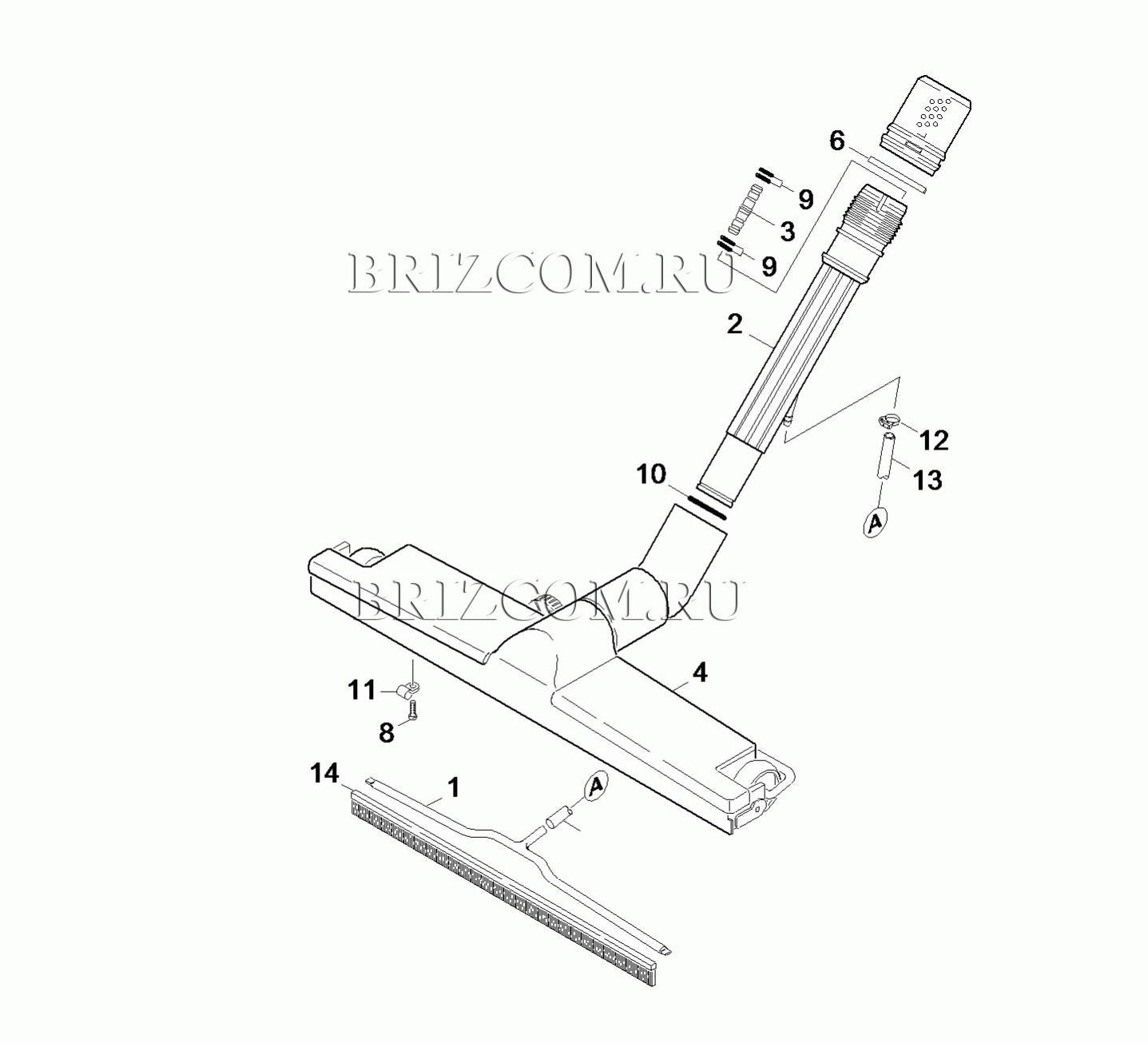 Насадка для пола (4.130-121.0)