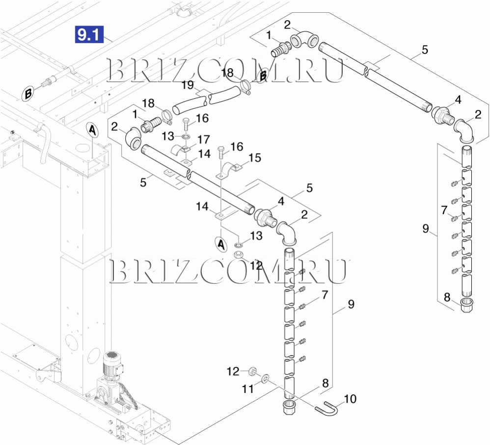 Фурменный рукав сторона (0.174-192.0)