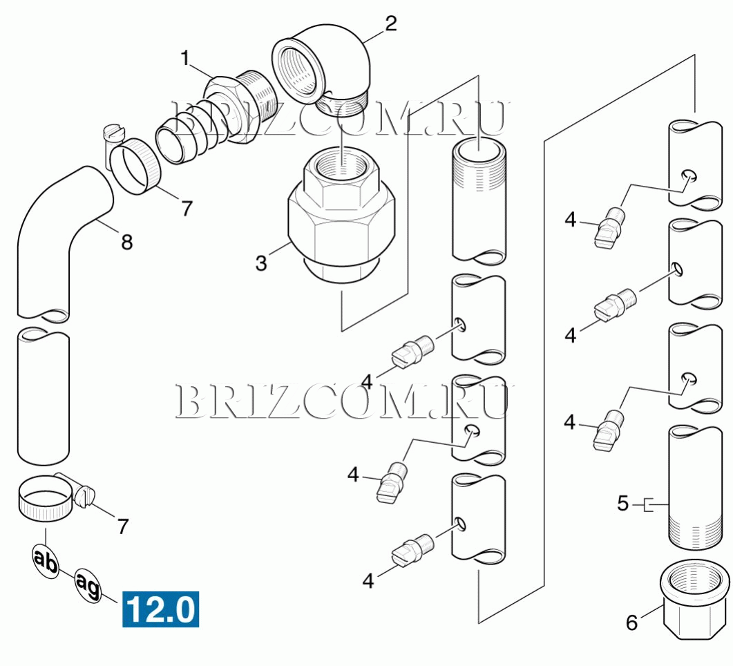 Фурменный рукав 62XX (0.172-533.0)