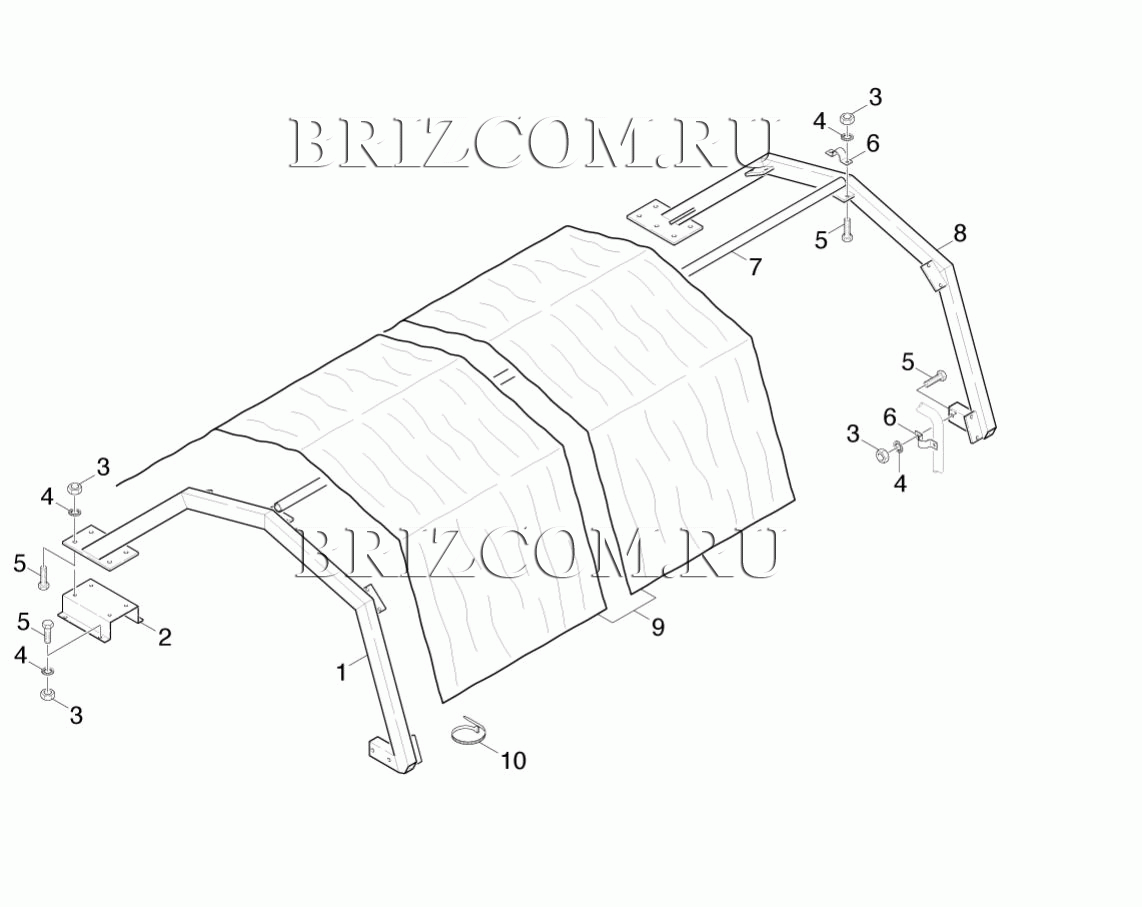 Брызговик крыша (0.173-268.0)