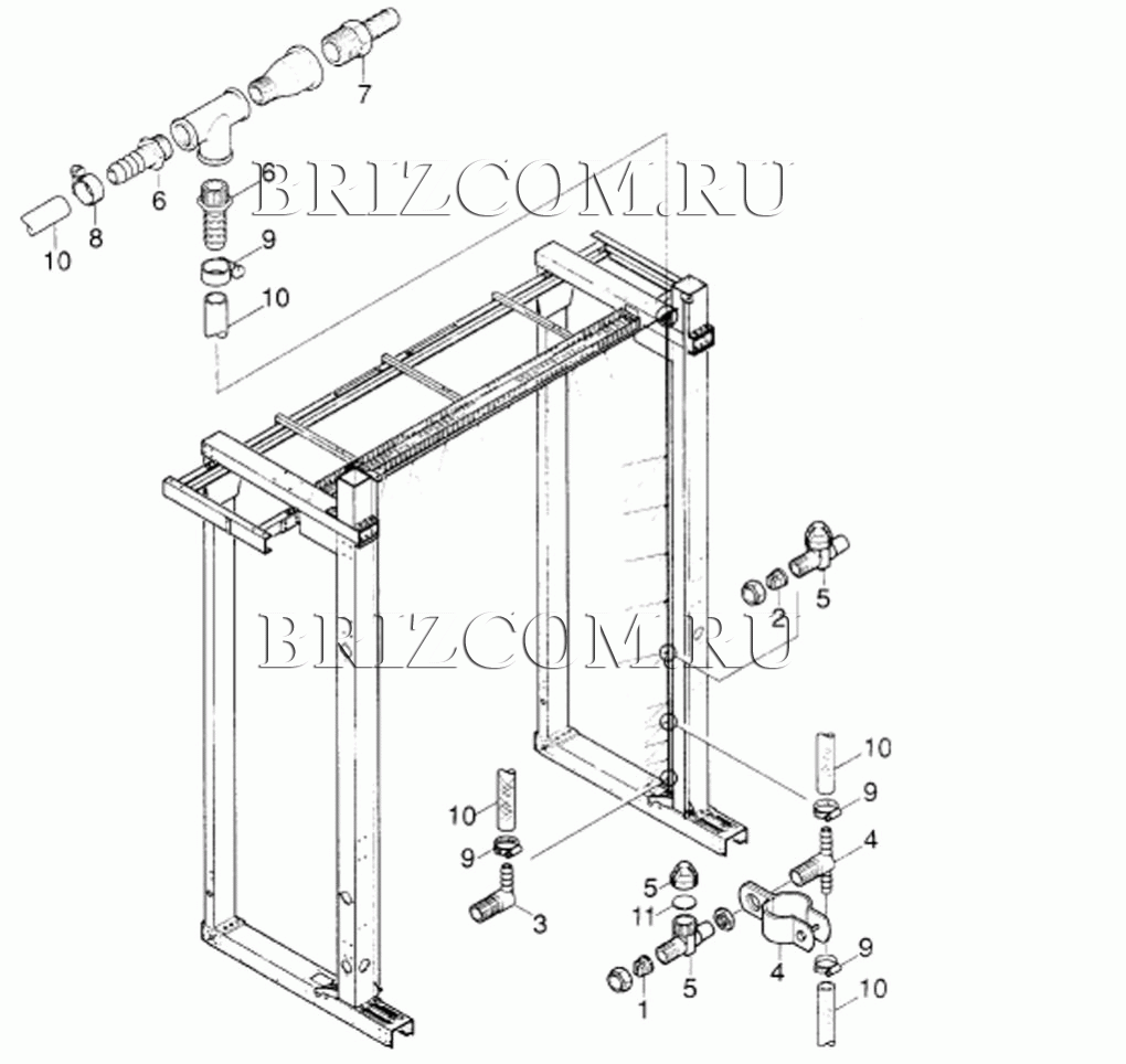 Дуга предварительного разбрызгивания хим (0.171-526.0)