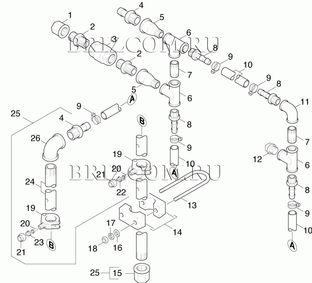 Дуга предварительного разбрызгивания хим (0.171-229.0)