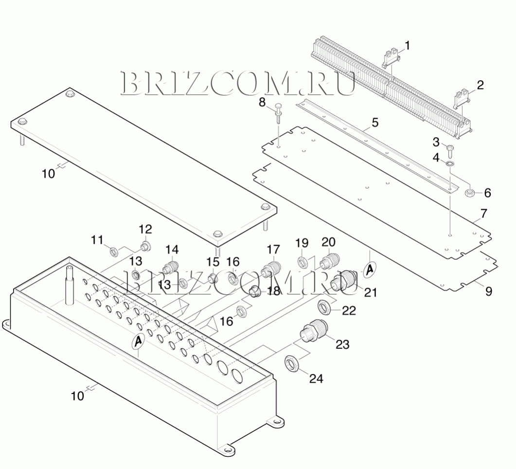Клеммовая коробка мотор (0.172-835.0)