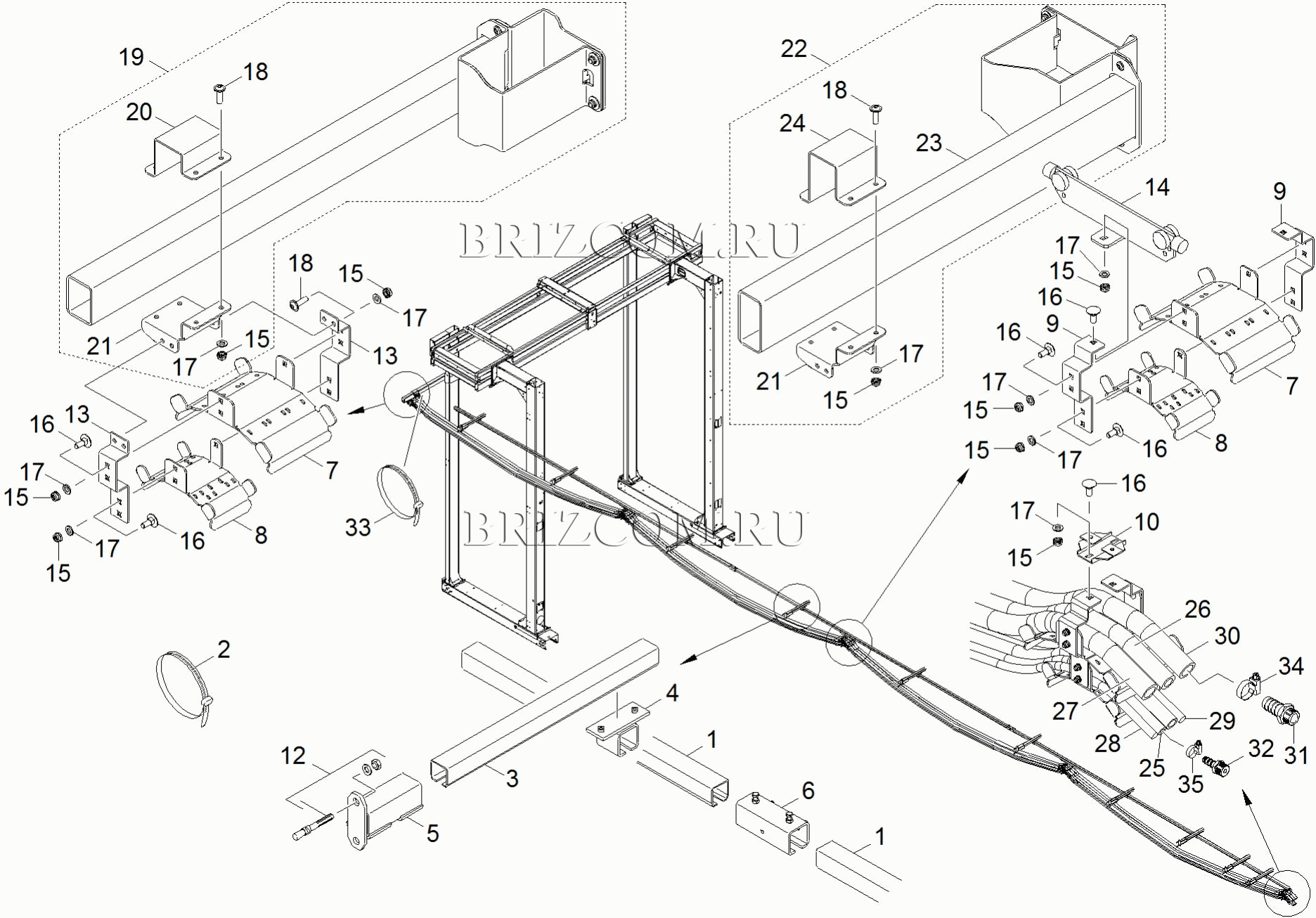 МК кабельный трос 19m (0.110-346.0)