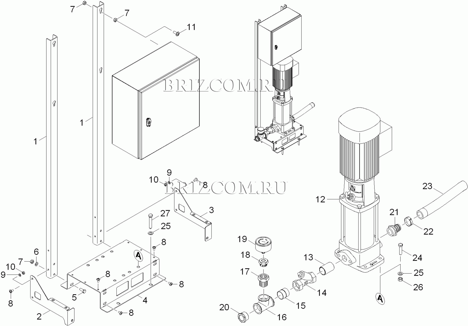 МК модуль насоса с HS (0.110-385.0)