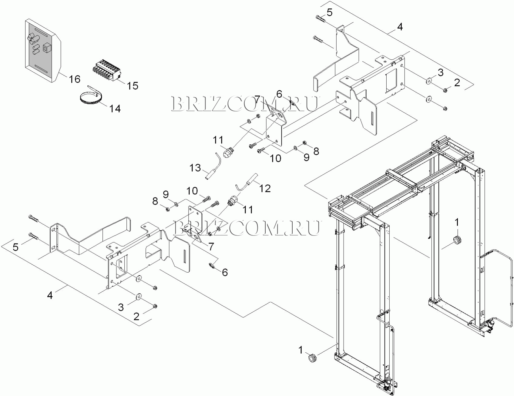 Световой клапан позади TB (0.110-334.0)