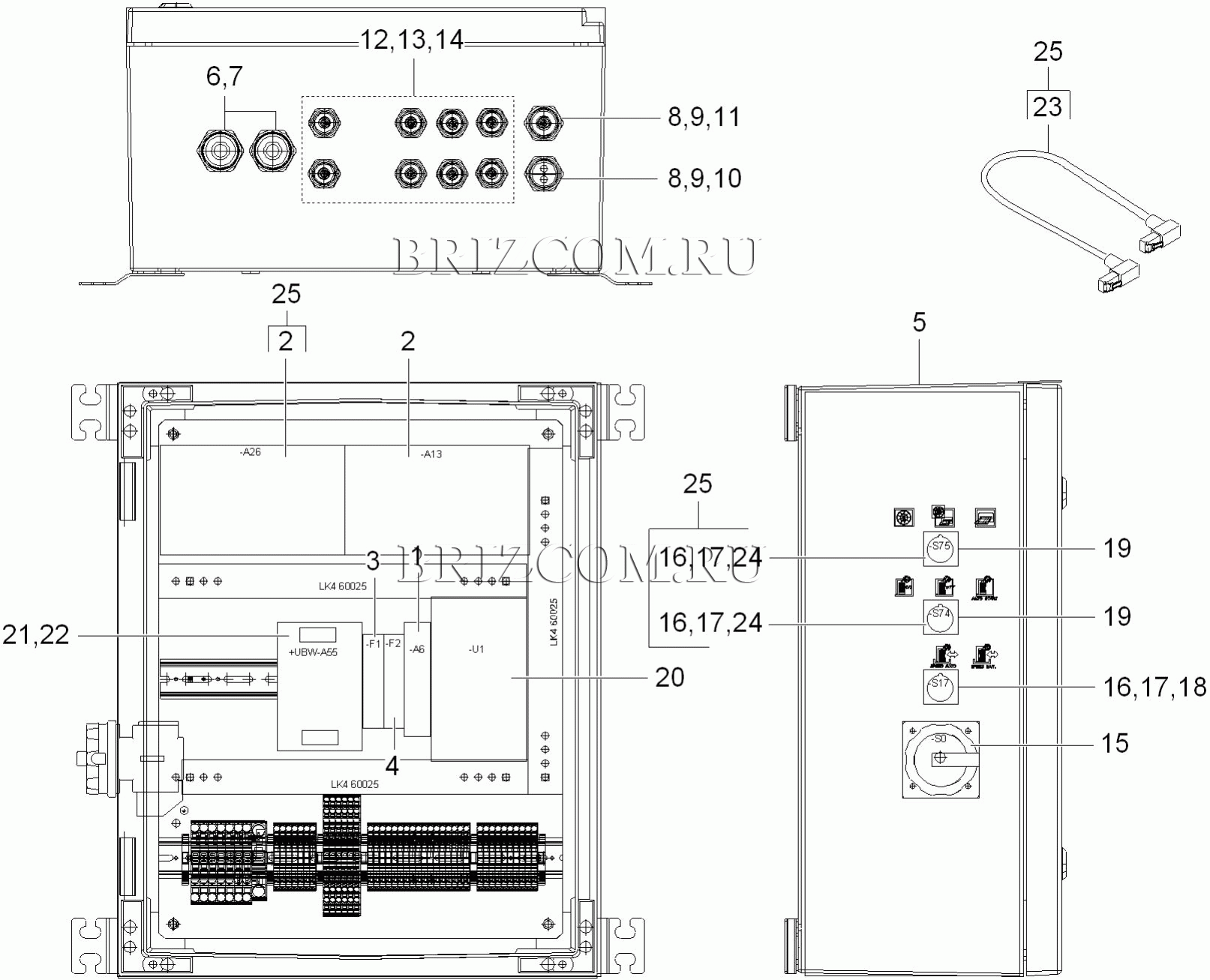 Распределитель питание (0.110-396.0)