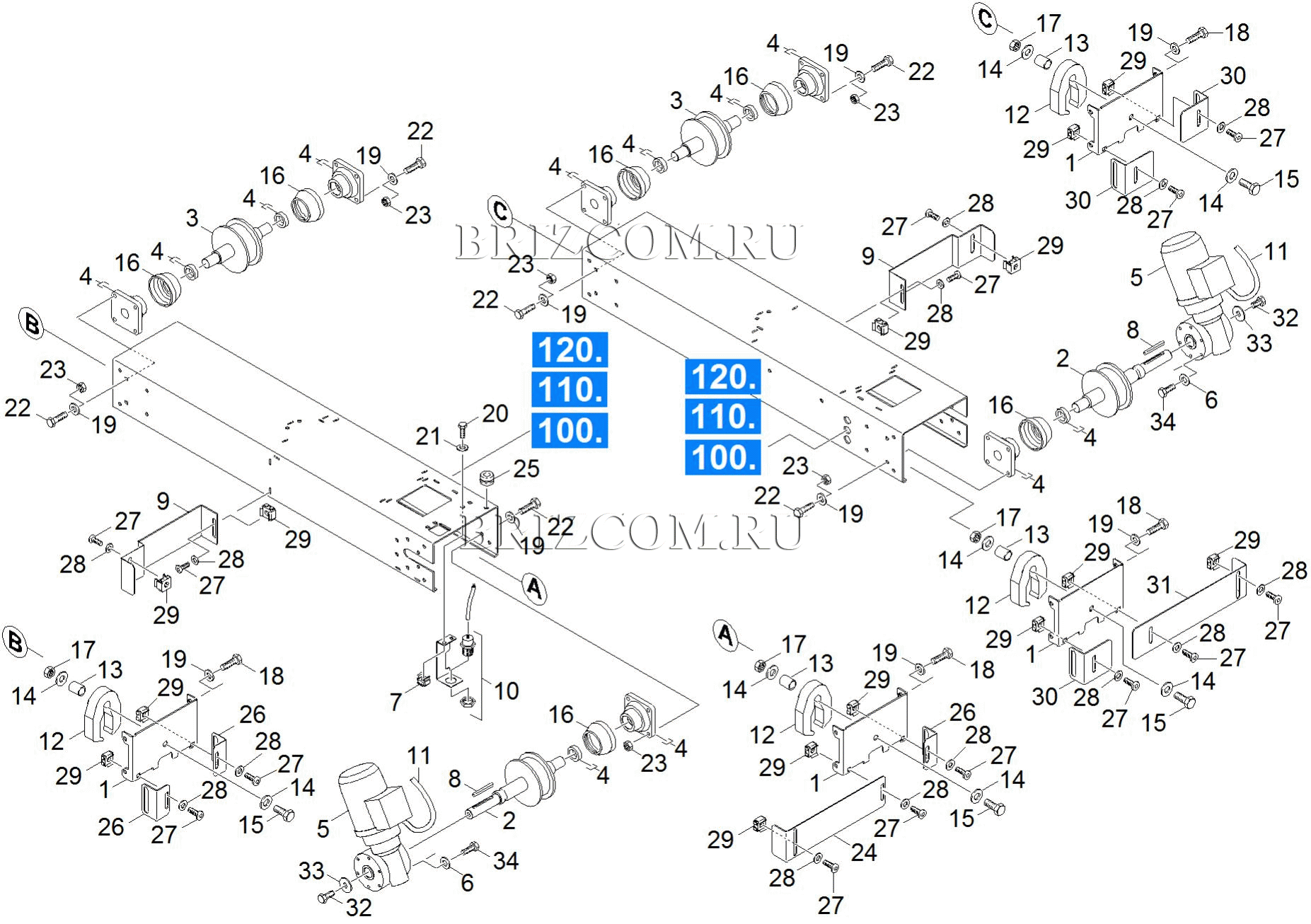 Устройство передвижения (0.116-287.0)