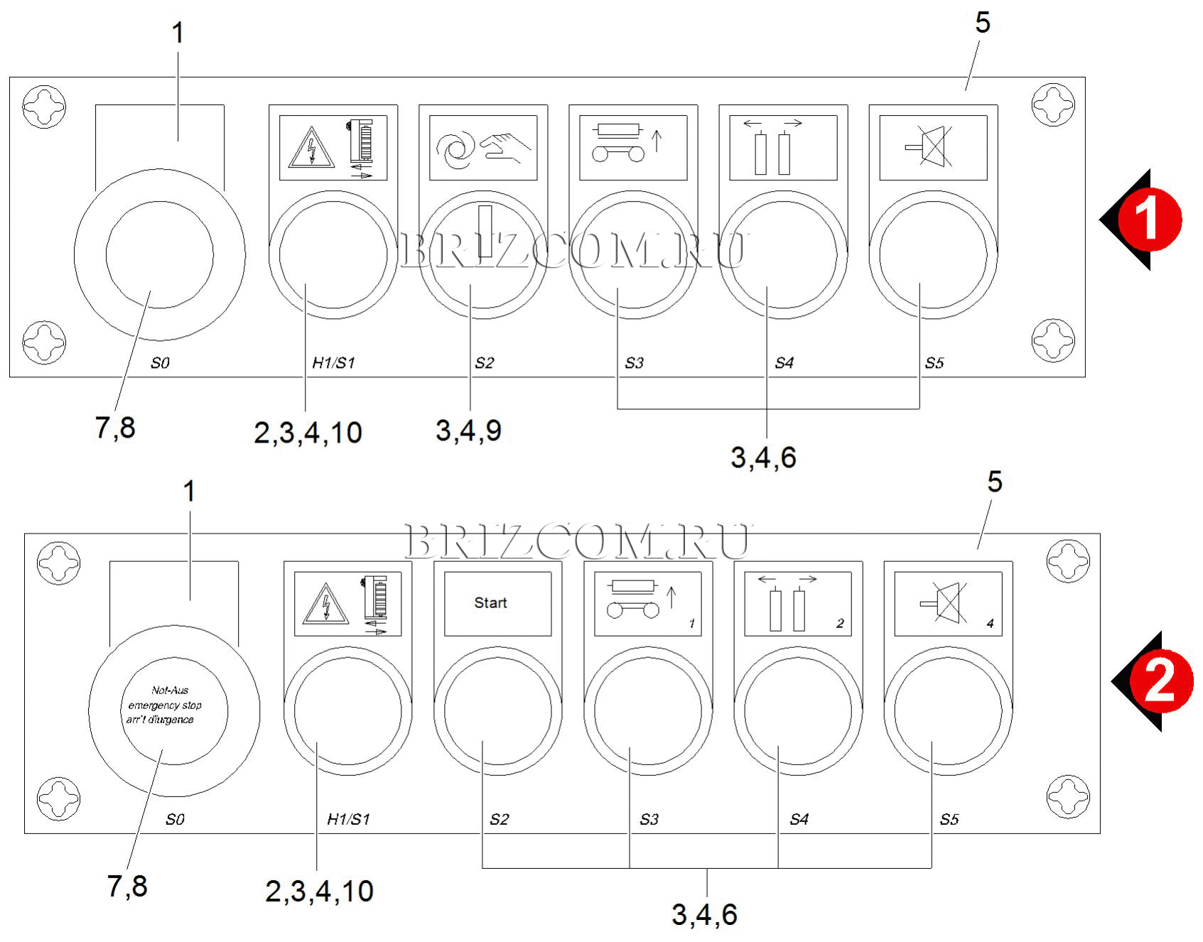 Место управления (0.174-358.0)