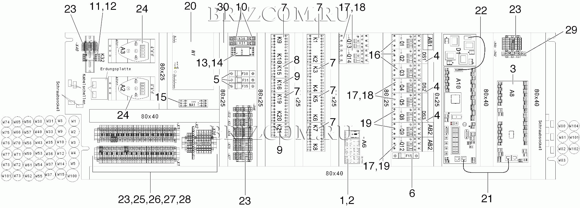 Основной электрошкаф Comfort (0.104-445.0)