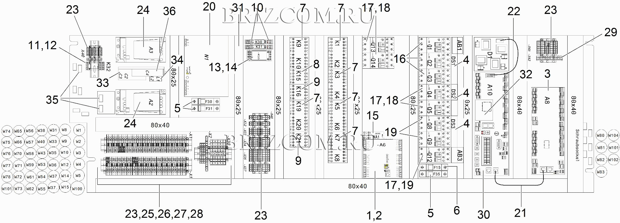 Основной электрошкаф Comfort (0.113-147.0)