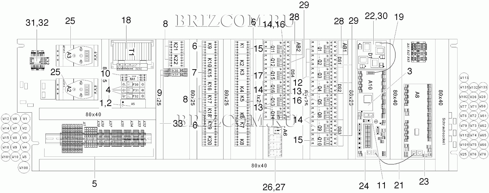 Основной электрошкаф (0.174-457.0)