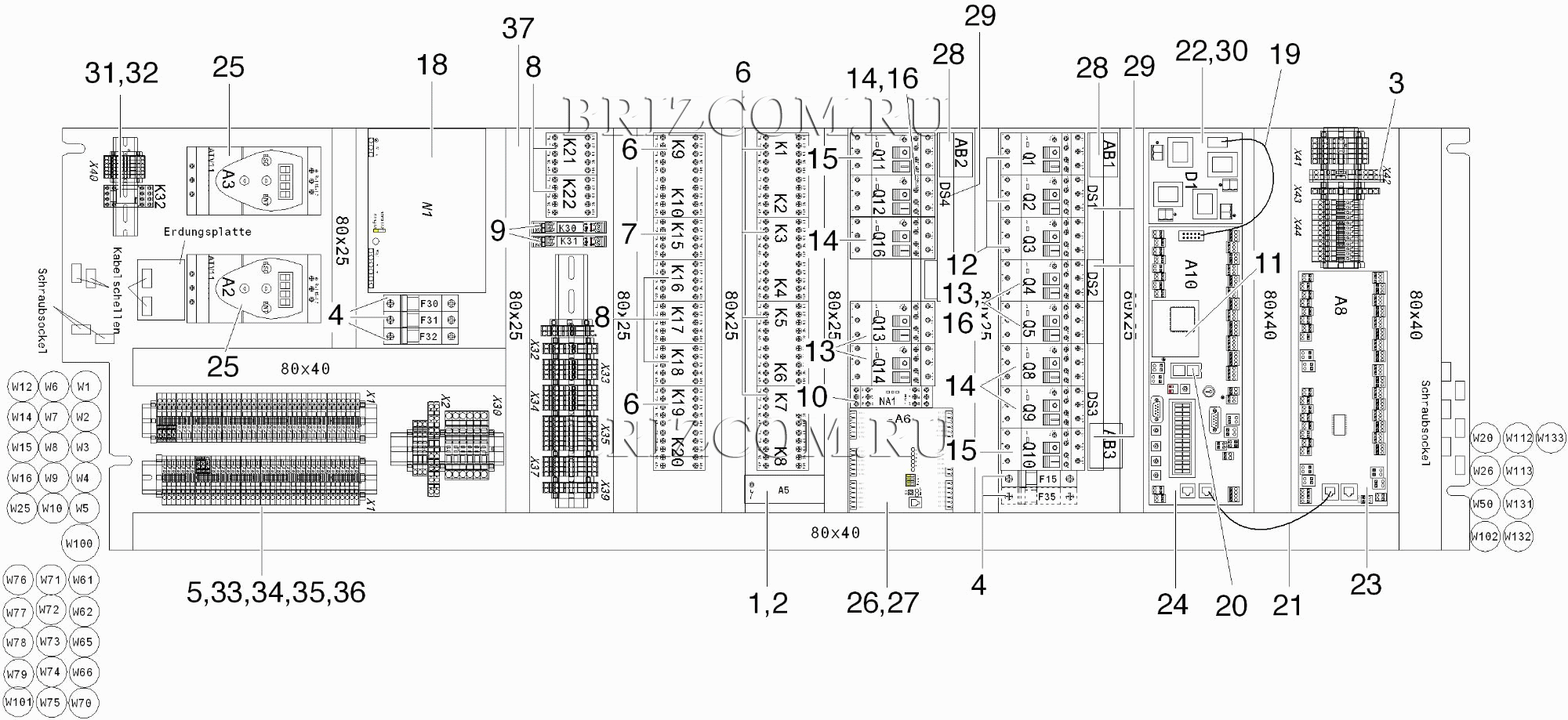 Основной электрошкаф (0.109-153.0)