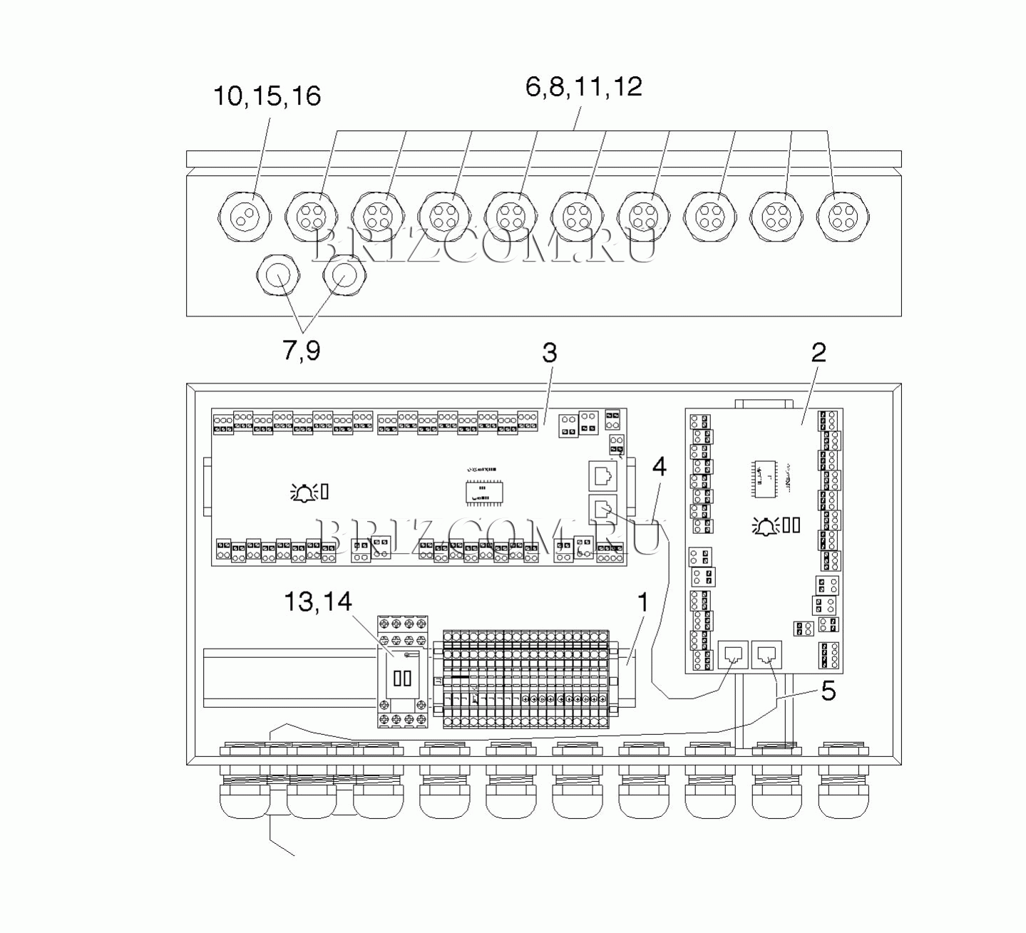 Распределительная коробка магнитный клап (0.174-458.0)