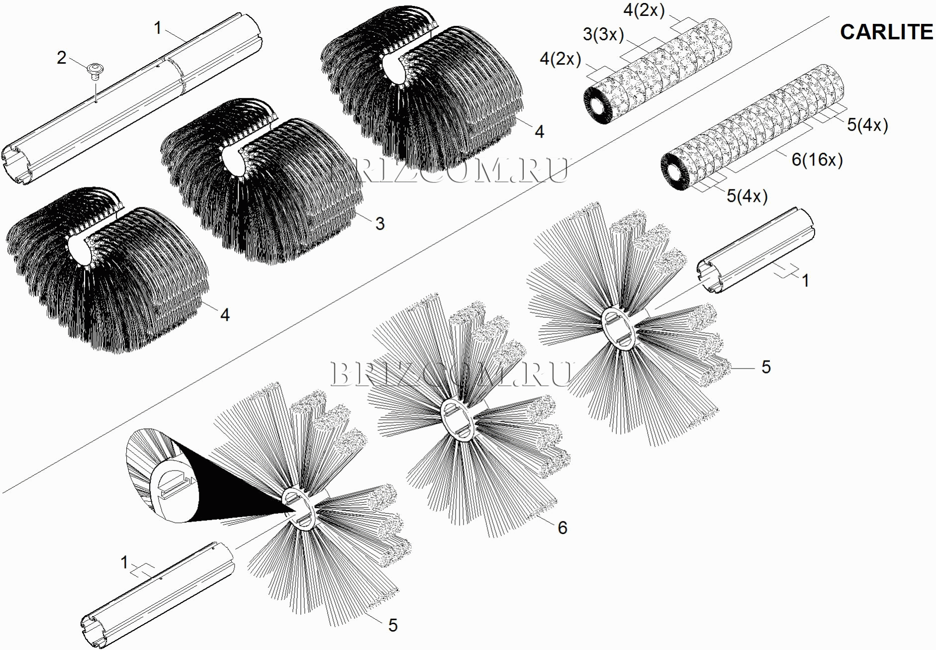 Щетка для крыши стандарт (0.116-240.0)