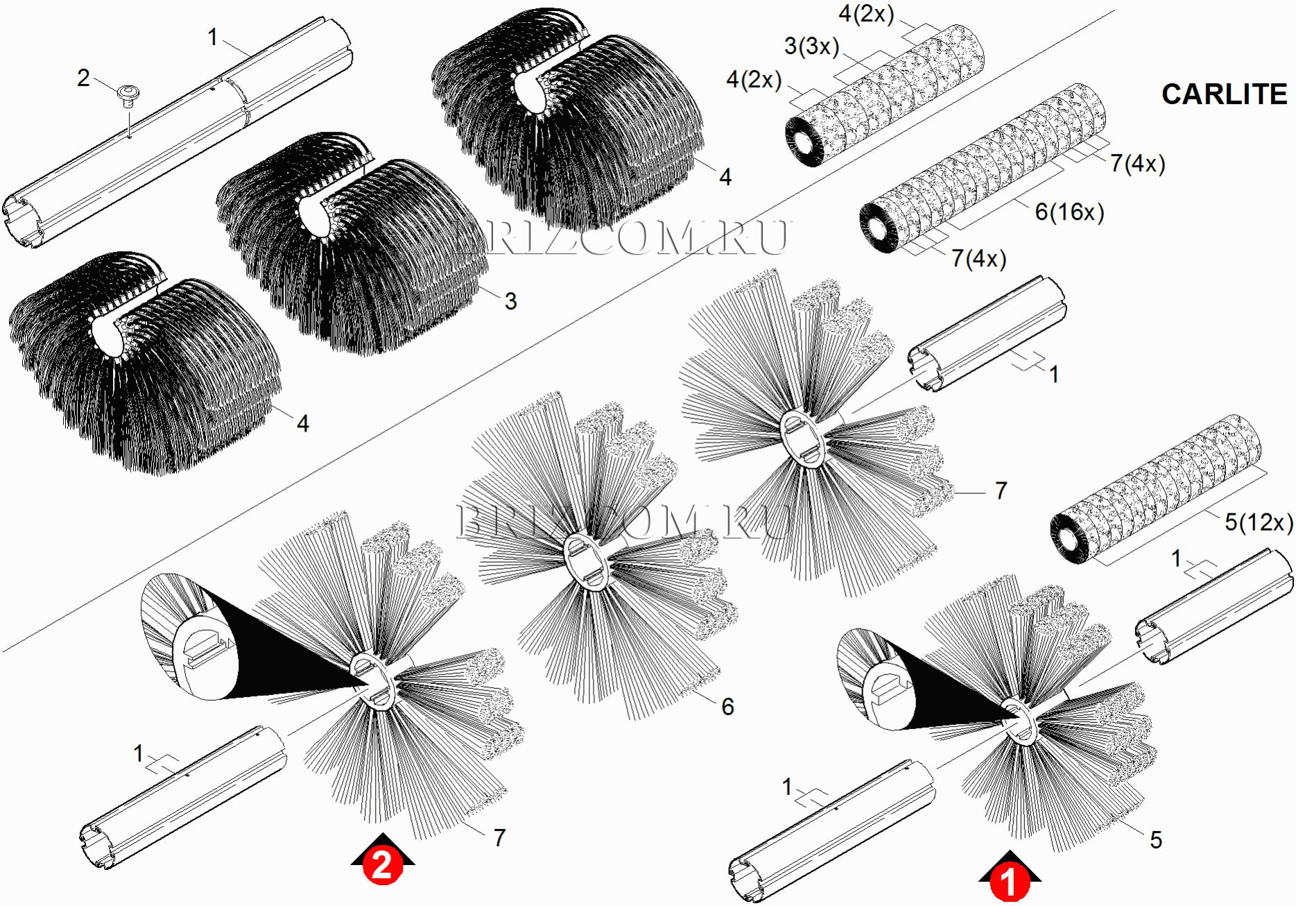 Щетка для крыши стандарт (0.174-409.0)