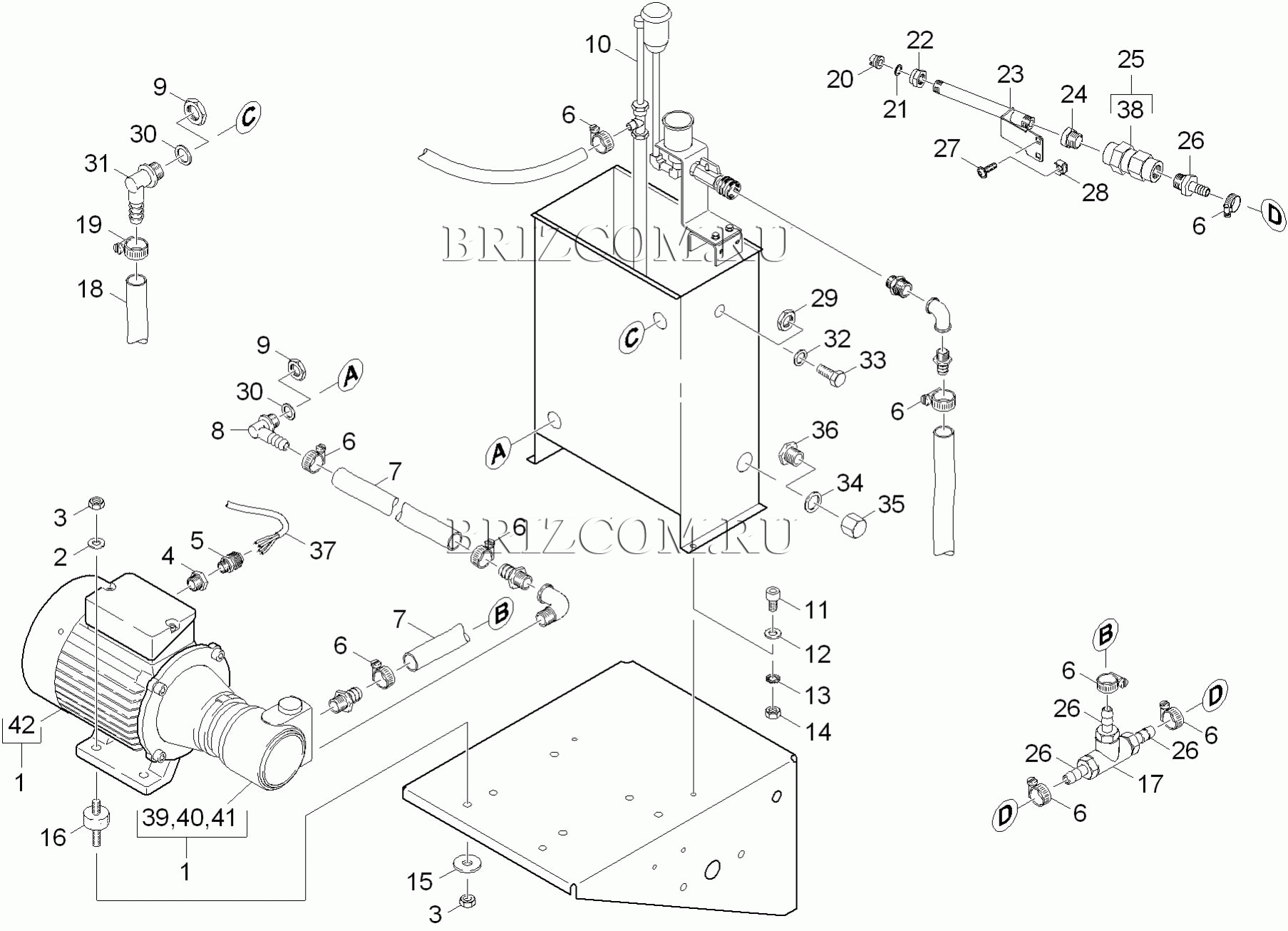 МК устройство для мойки ободов колес (0.174-506.0)