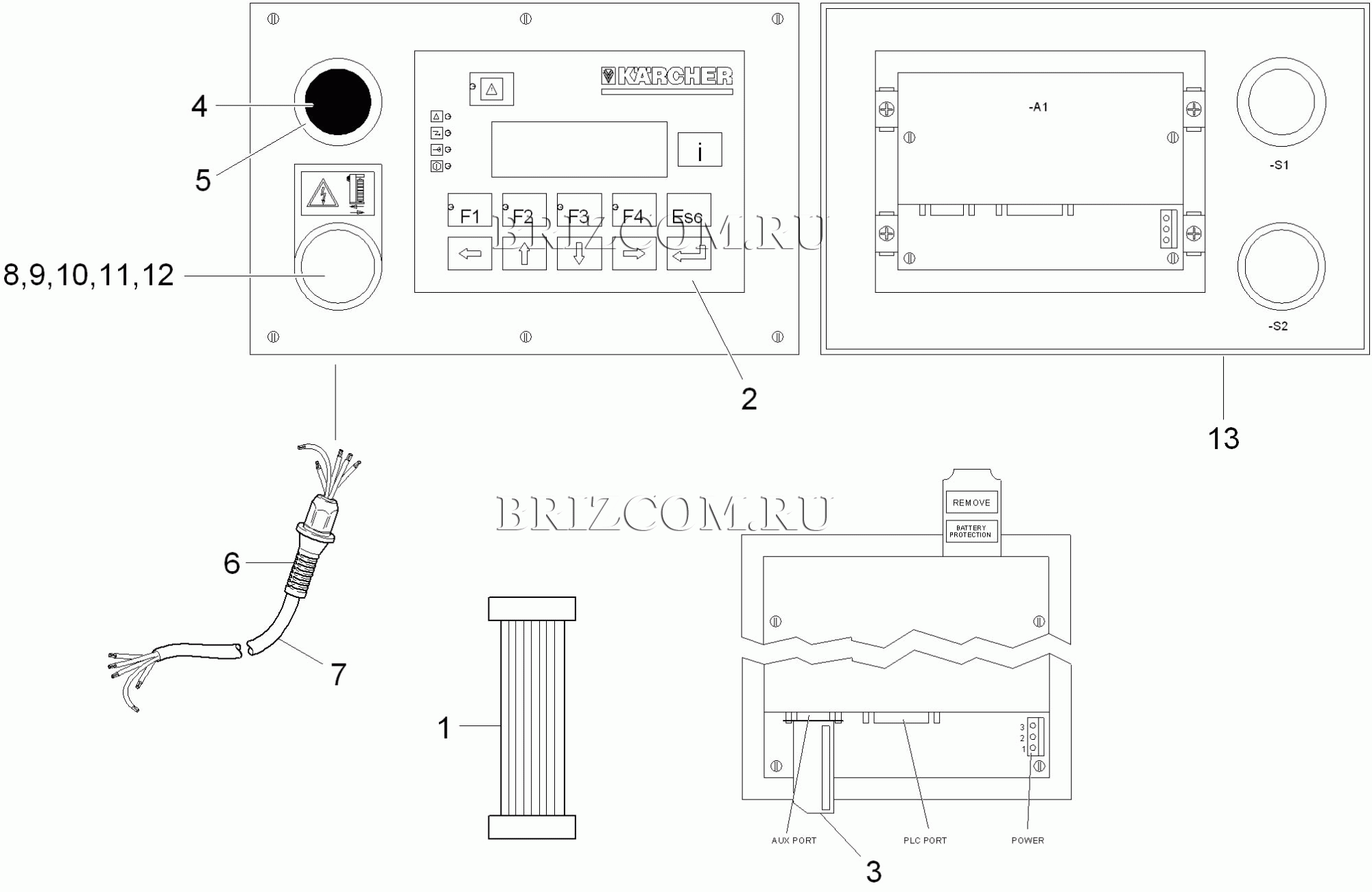 Место управления обслуживание (0.174-547.0)