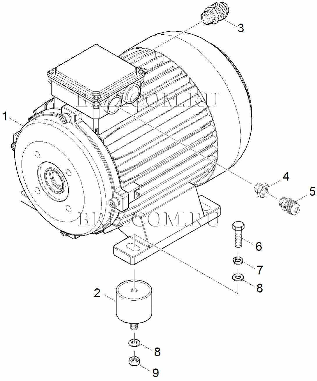 Мотор 6,3kW (0.208-181.0)