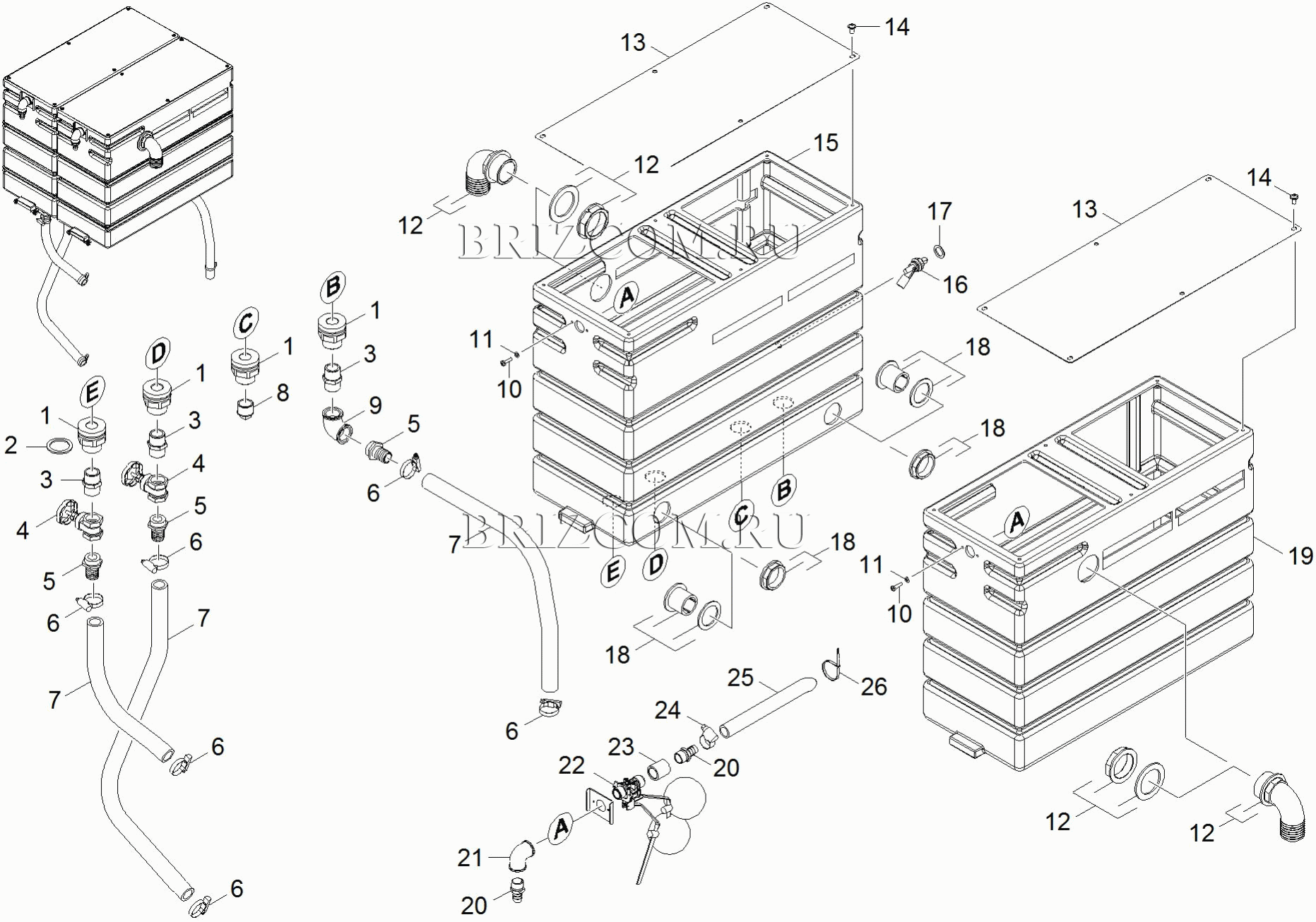 МК бак синтетический материал (0.114-869.0)