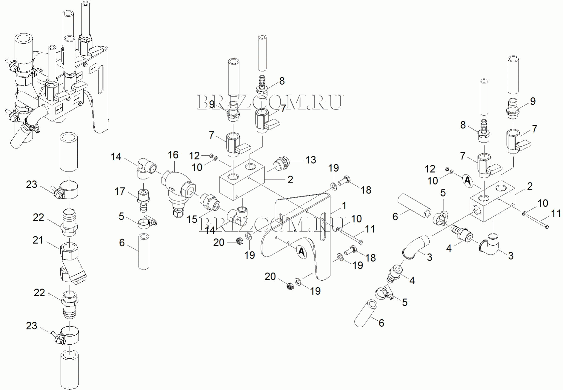 Распределитель распылительная система (0.104-826.0)