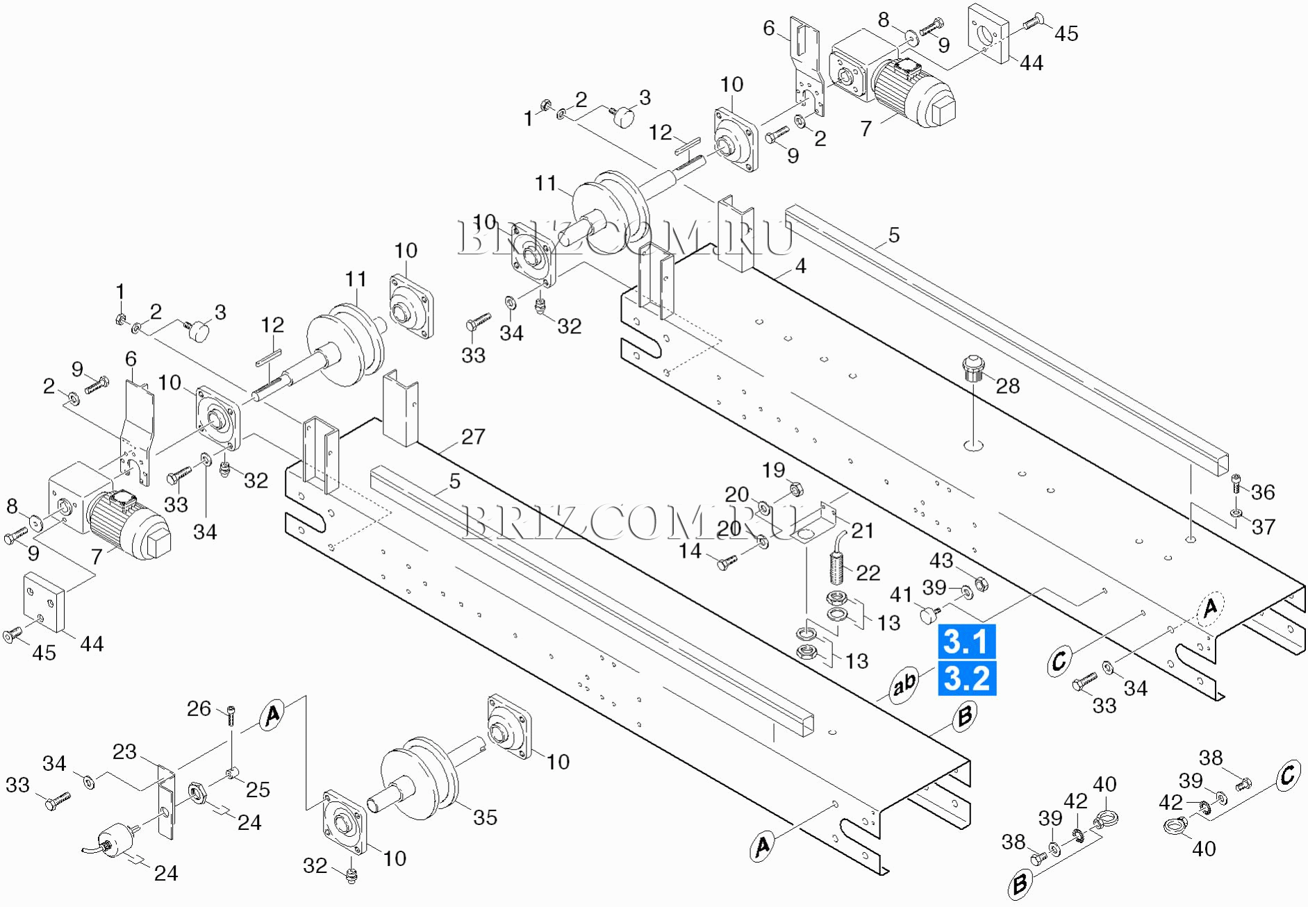 Устройство передвижения (0.172-801.0)