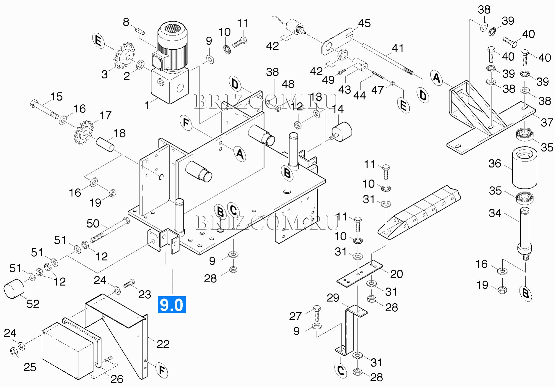 Каретка мотор (0.173-562.0)