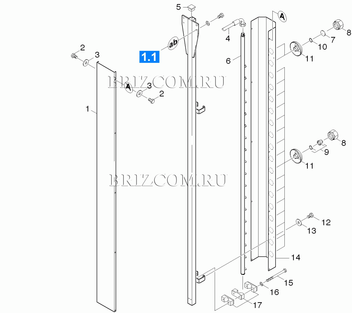 ВД-Труба сторона 1 (0.174-565.0)