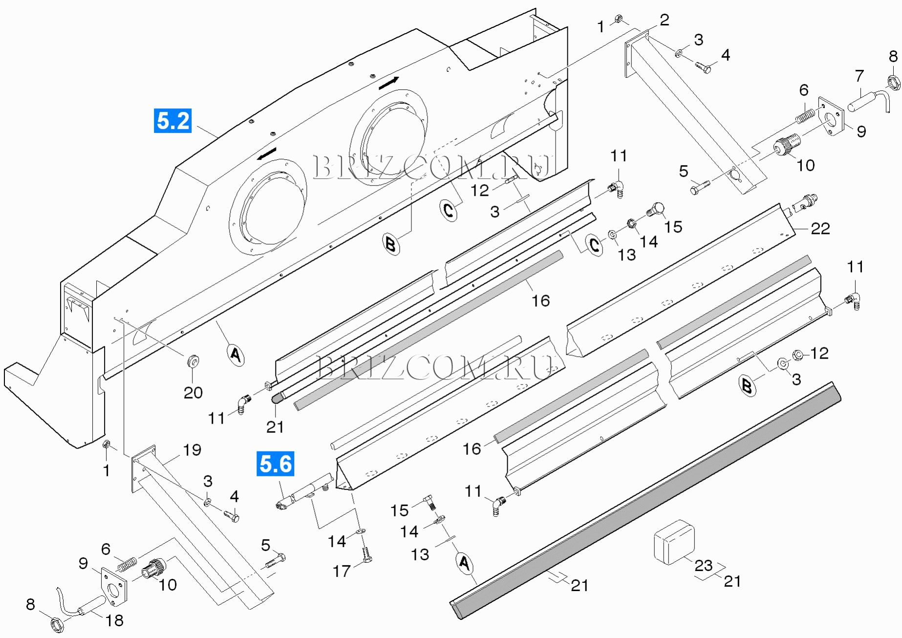 Форсунка для крыши (0.174-568.0)