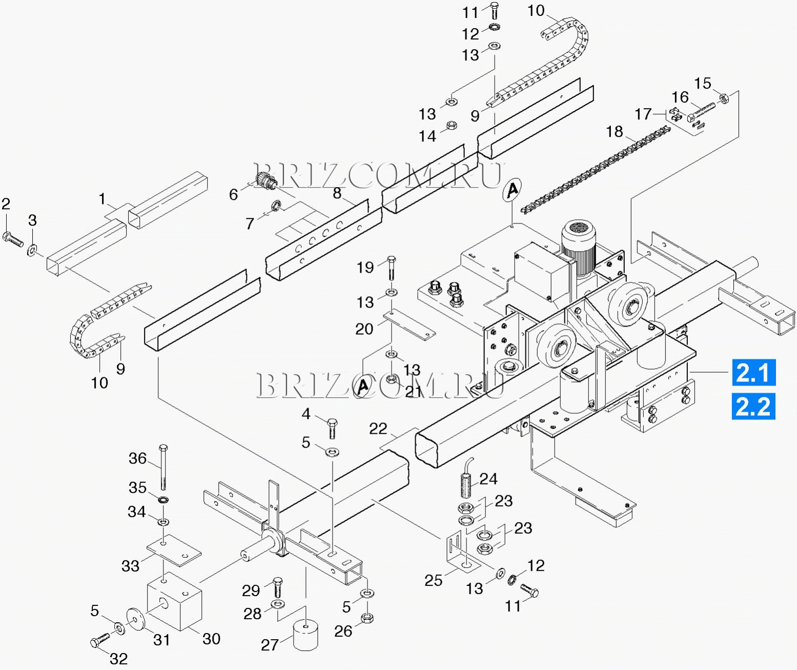 Рабочие рельсы (0.174-369.0)