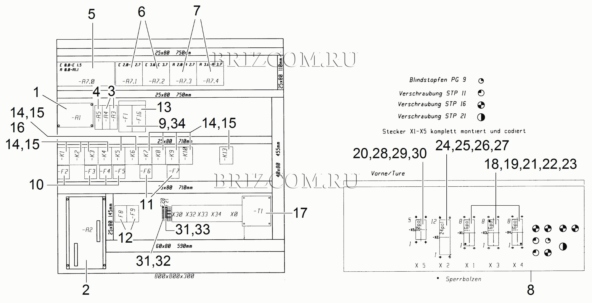 Распределительный шкаф (0.171-721.0)