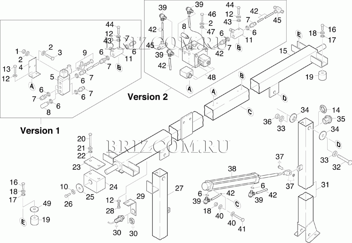 Мойка колес сверху (0.172-076.0)