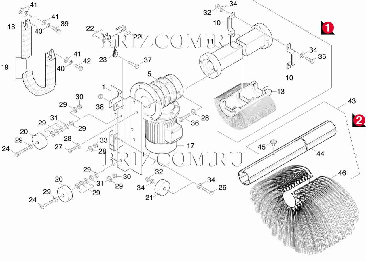 Щетка для крыши (0.172-675.0)