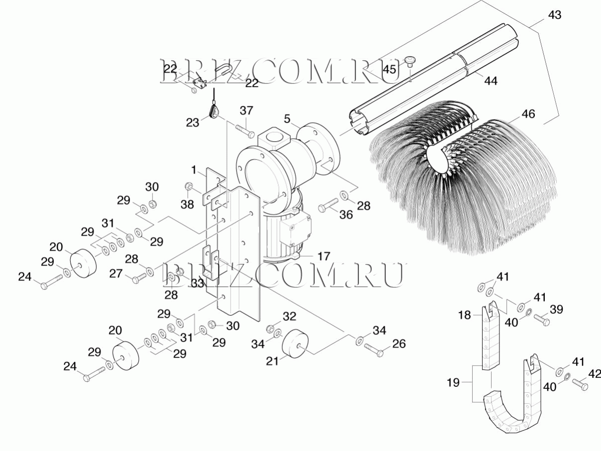 Щетка для крыши (0.173-931.0)