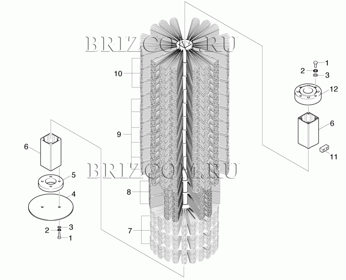 Боковая щетка (0.173-767.0)