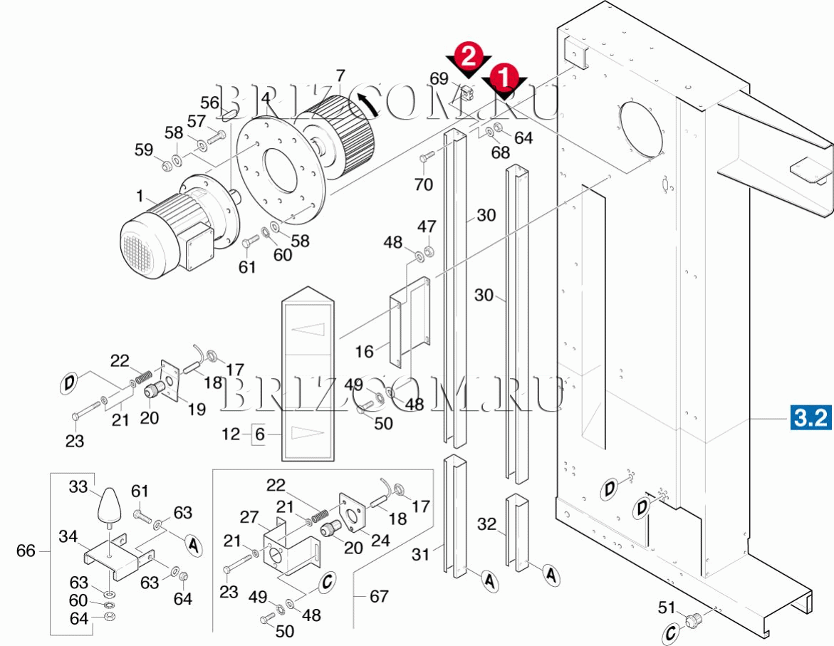 Колонна справа 2 (0.172-639.0)
