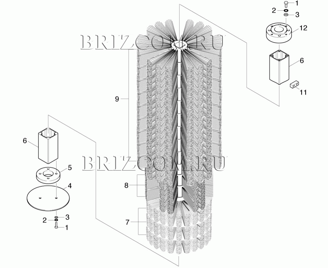 Боковая щетка (0.173-768.0)