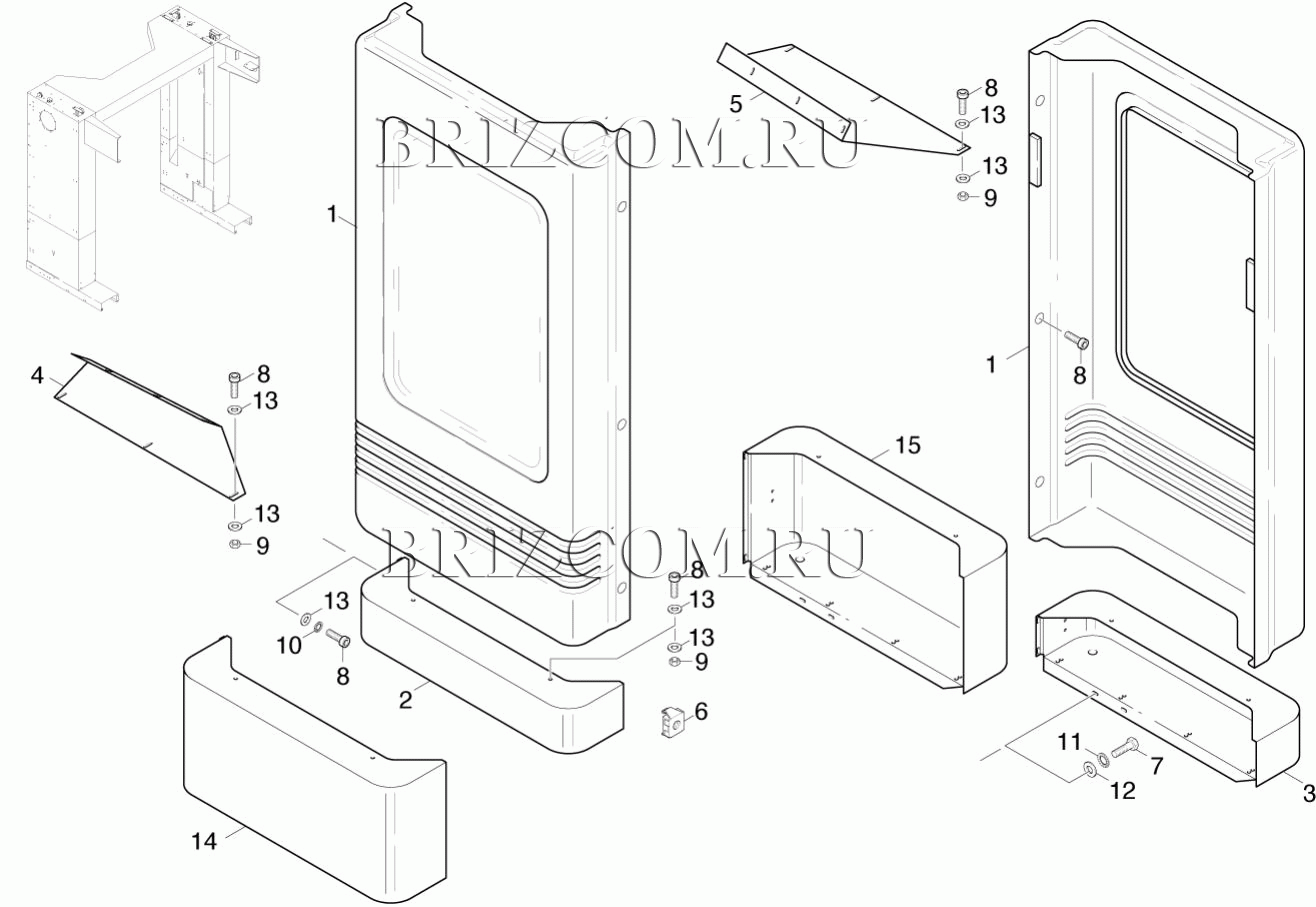 МК брызговик (0.173-969.0)