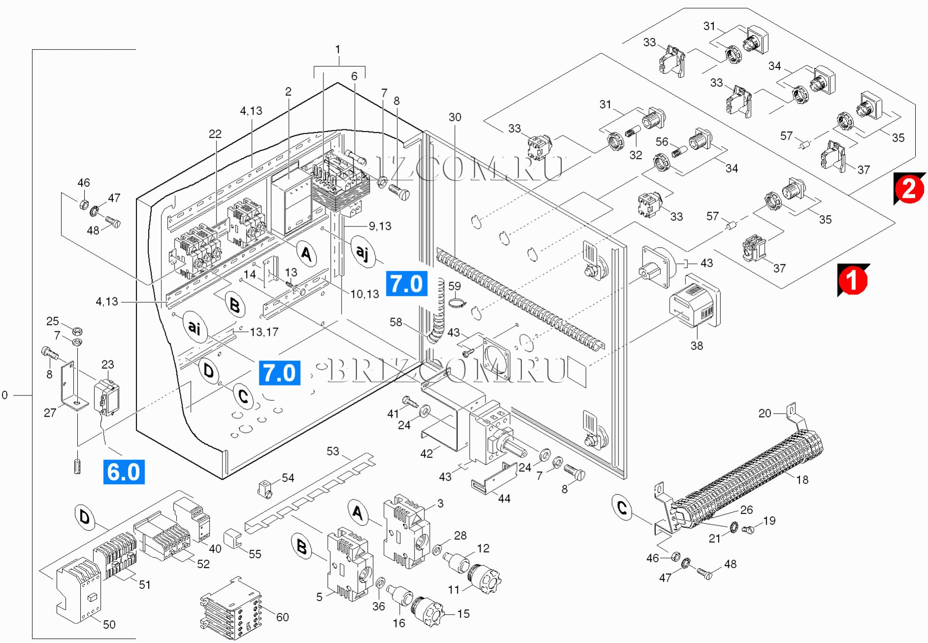 Электроприборный шкаф (0.171-615.0)