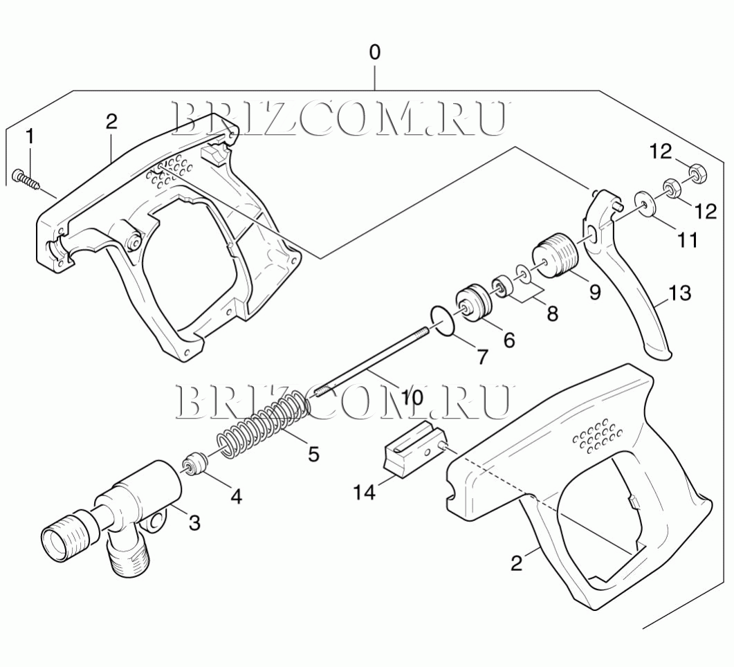 Pучной пистолет-распылитель (0.171-713.0)