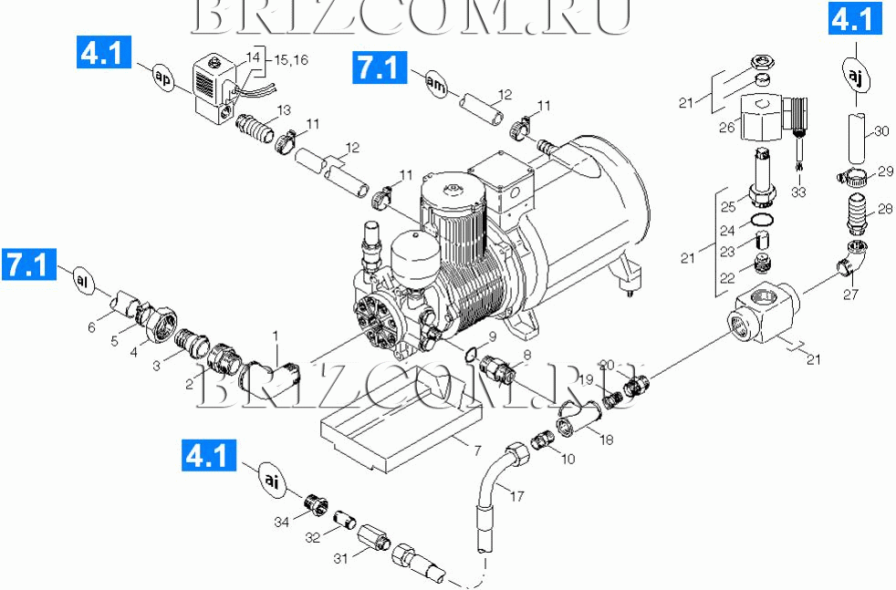 Система управления вода под (0.171-789.0)