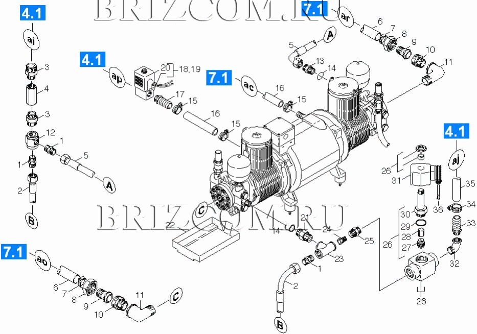 Система управления вода под (0.171-790.0)
