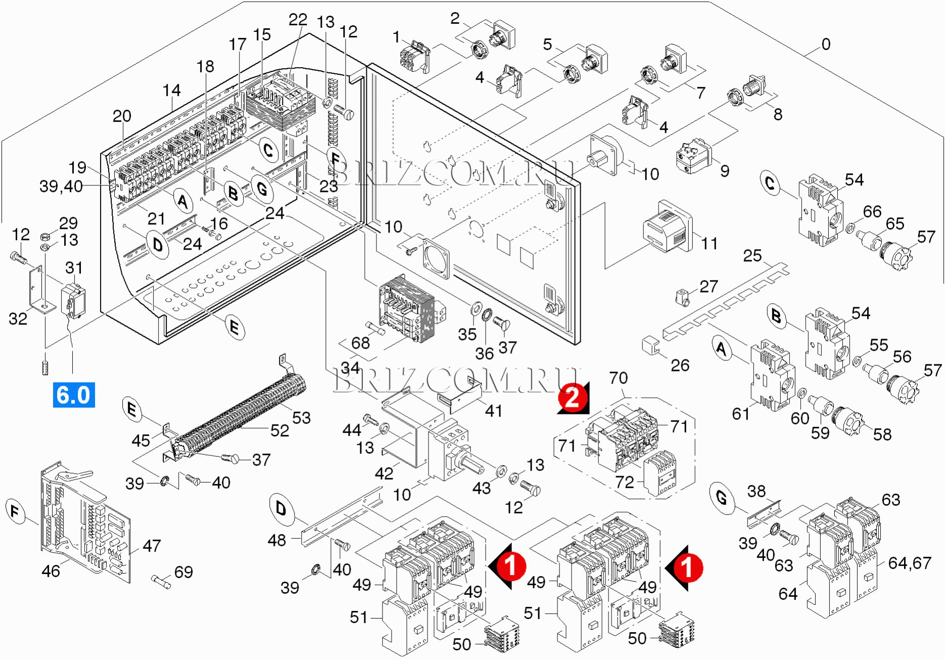 Электроприборный шкаф (0.171-795.0)