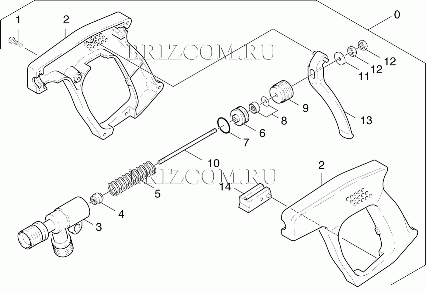 Pучной пистолет-распылитель (0.171-616.0)