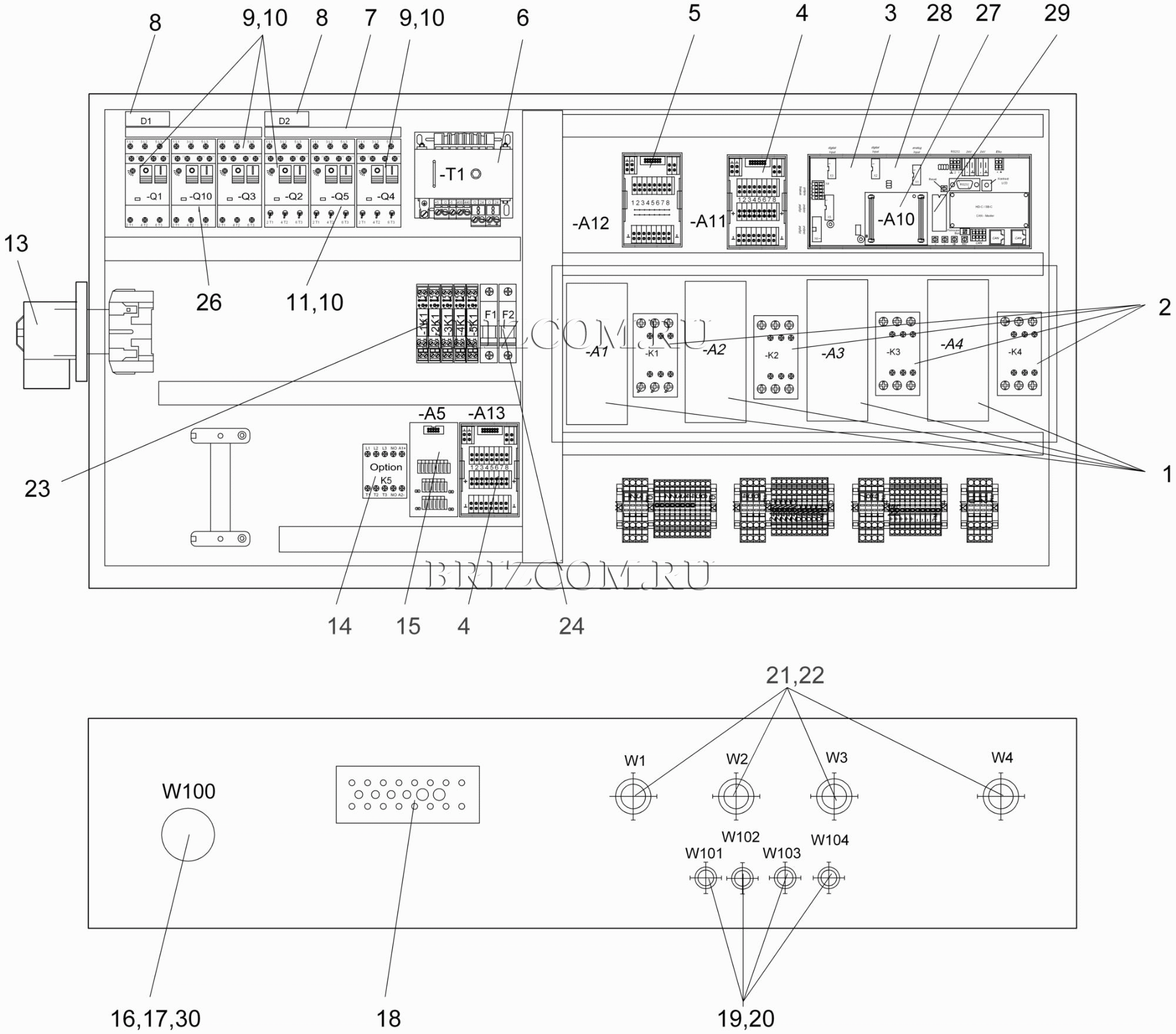 Электроприборный шкаф (0.209-627.0)